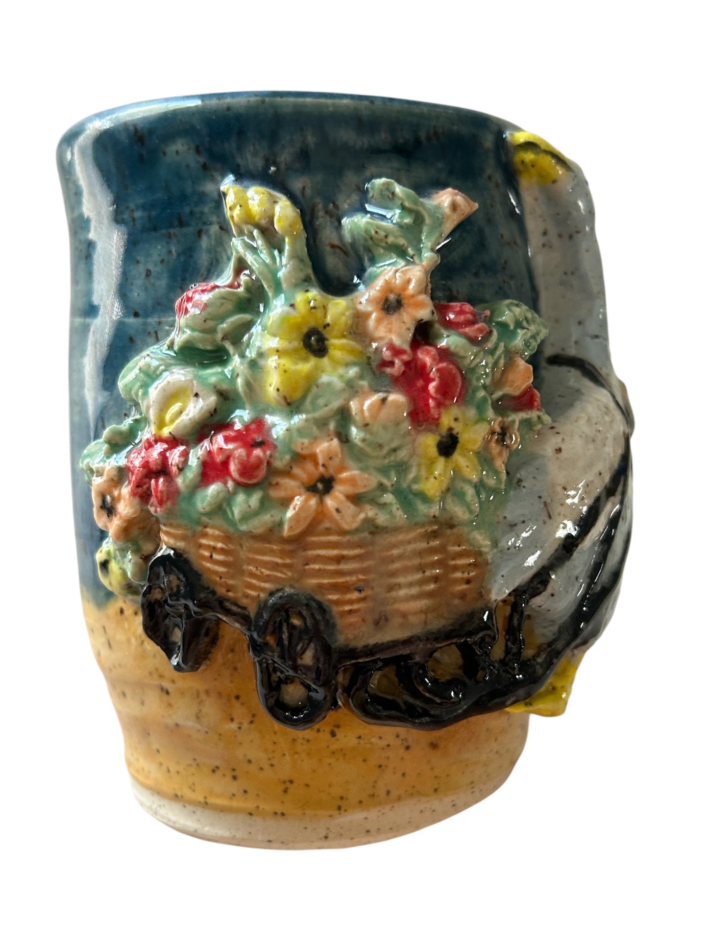 Sculpture Mug #18 with Goose and Harvest Designs