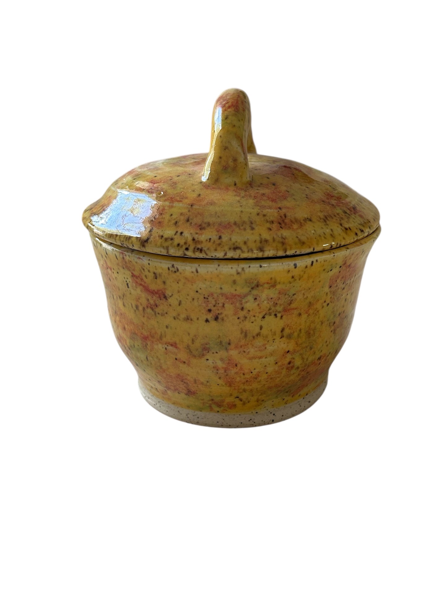 Small Lidded Candy Dish #12 in Autumn Colors