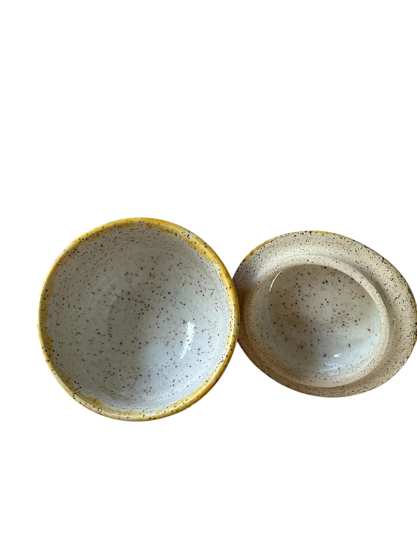 Small Lidded Candy Dish #12 in Autumn Colors