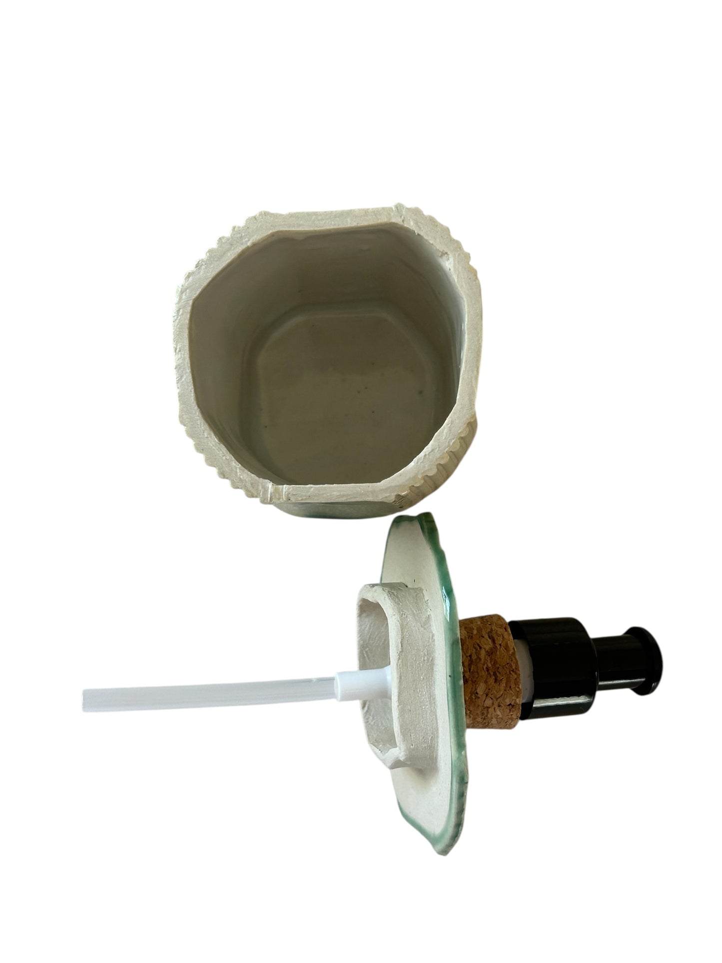 Liquid Soap Dispenser #4 in Translucent Jade