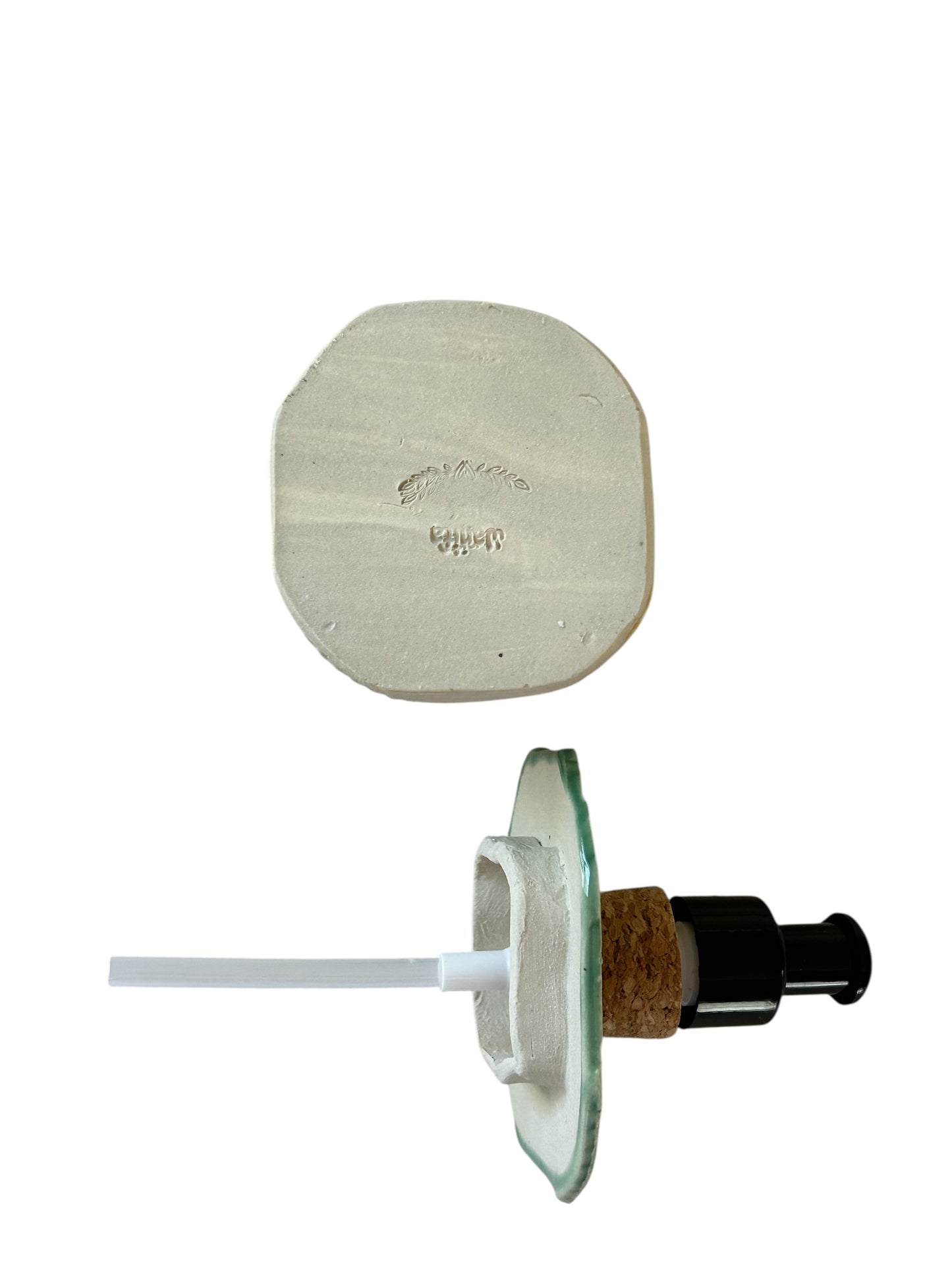 Liquid Soap Dispenser #4 in Translucent Jade