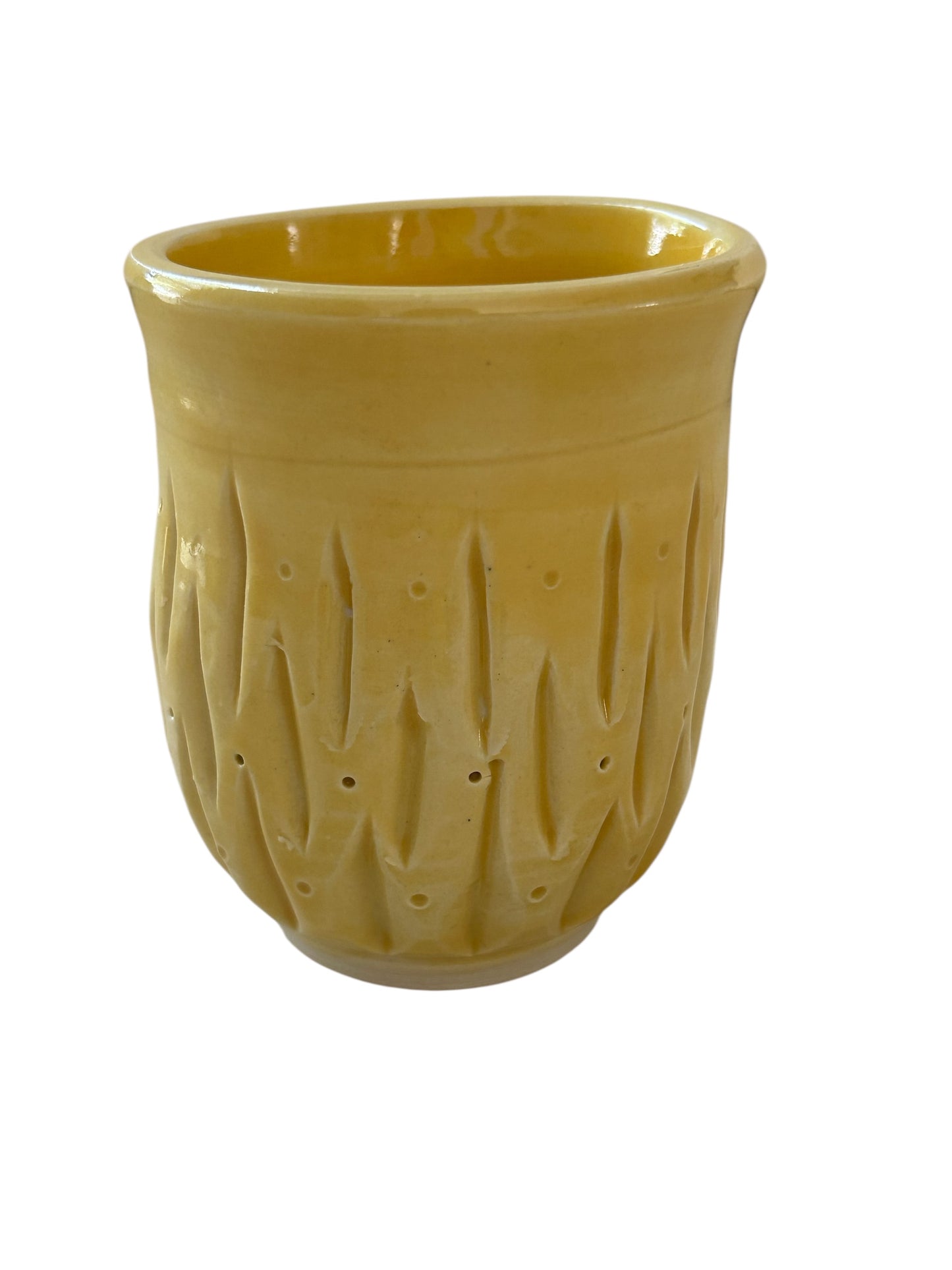 Small Fluted Cup #1 in Daffodil Yellow