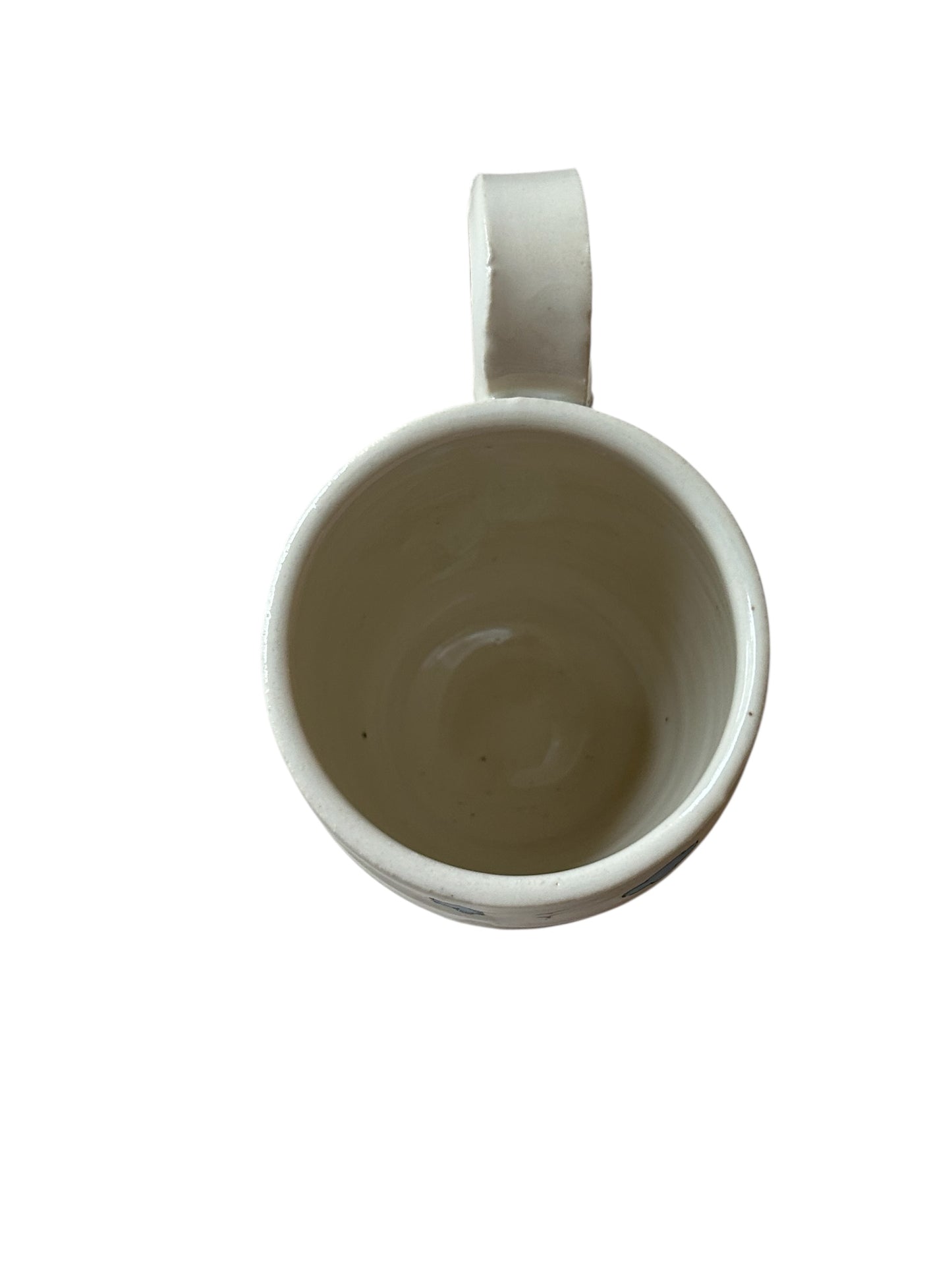 Wheel-Thrown Mug #38 with Country Pigs in a Row Design