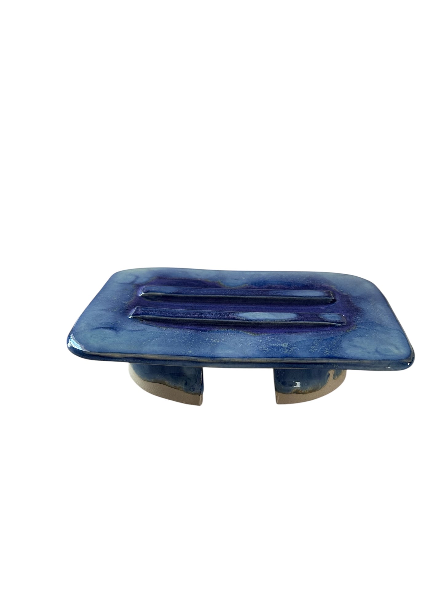 Pedestal Soap Dish #50 in Aspen Blue