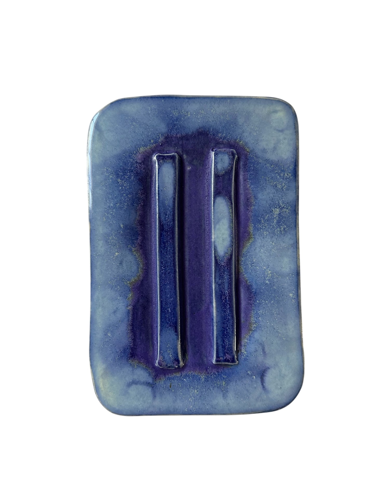 Pedestal Soap Dish #50 in Aspen Blue