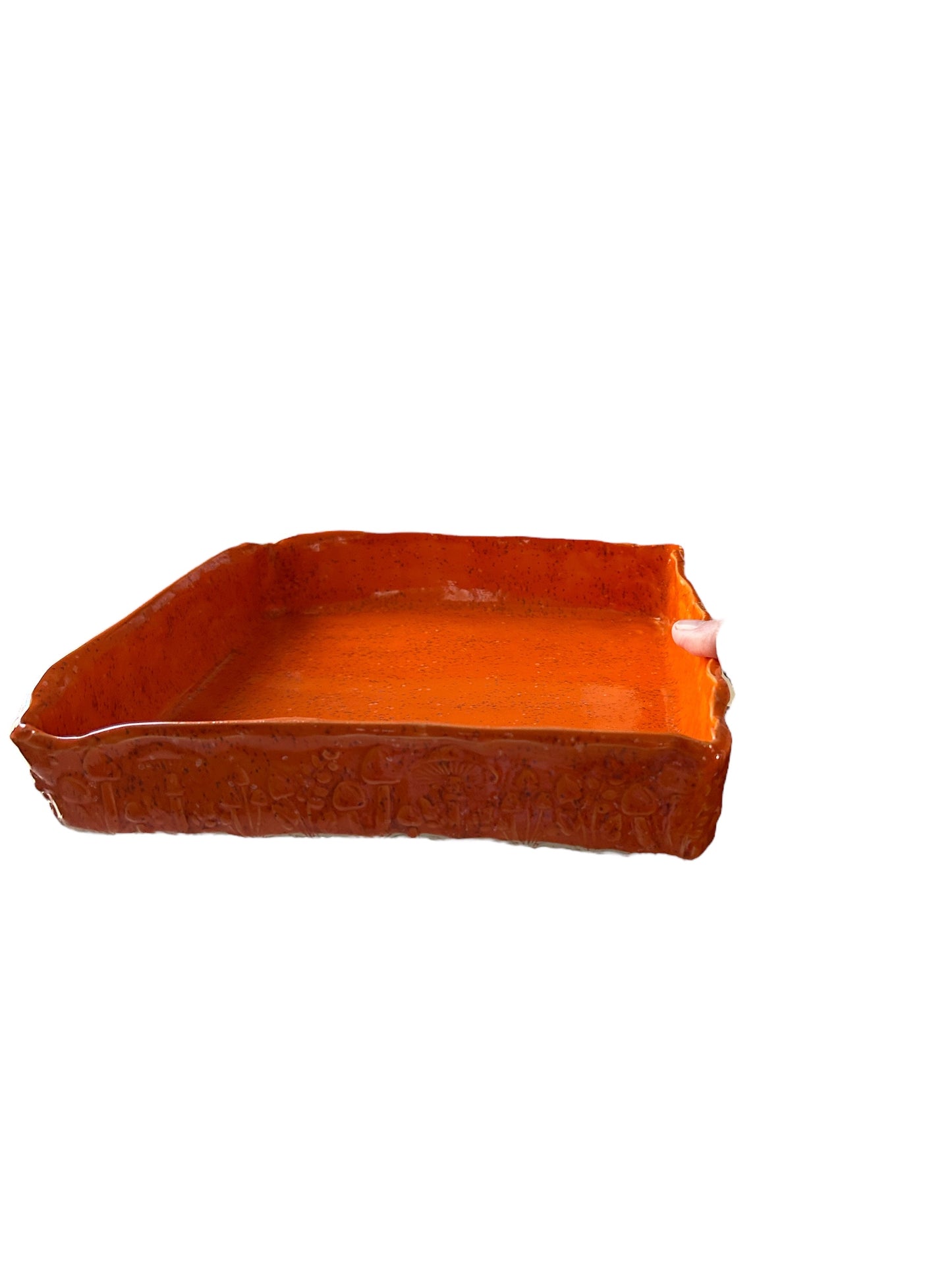 Brownie Pan Casserold #51 in Autumn Orange