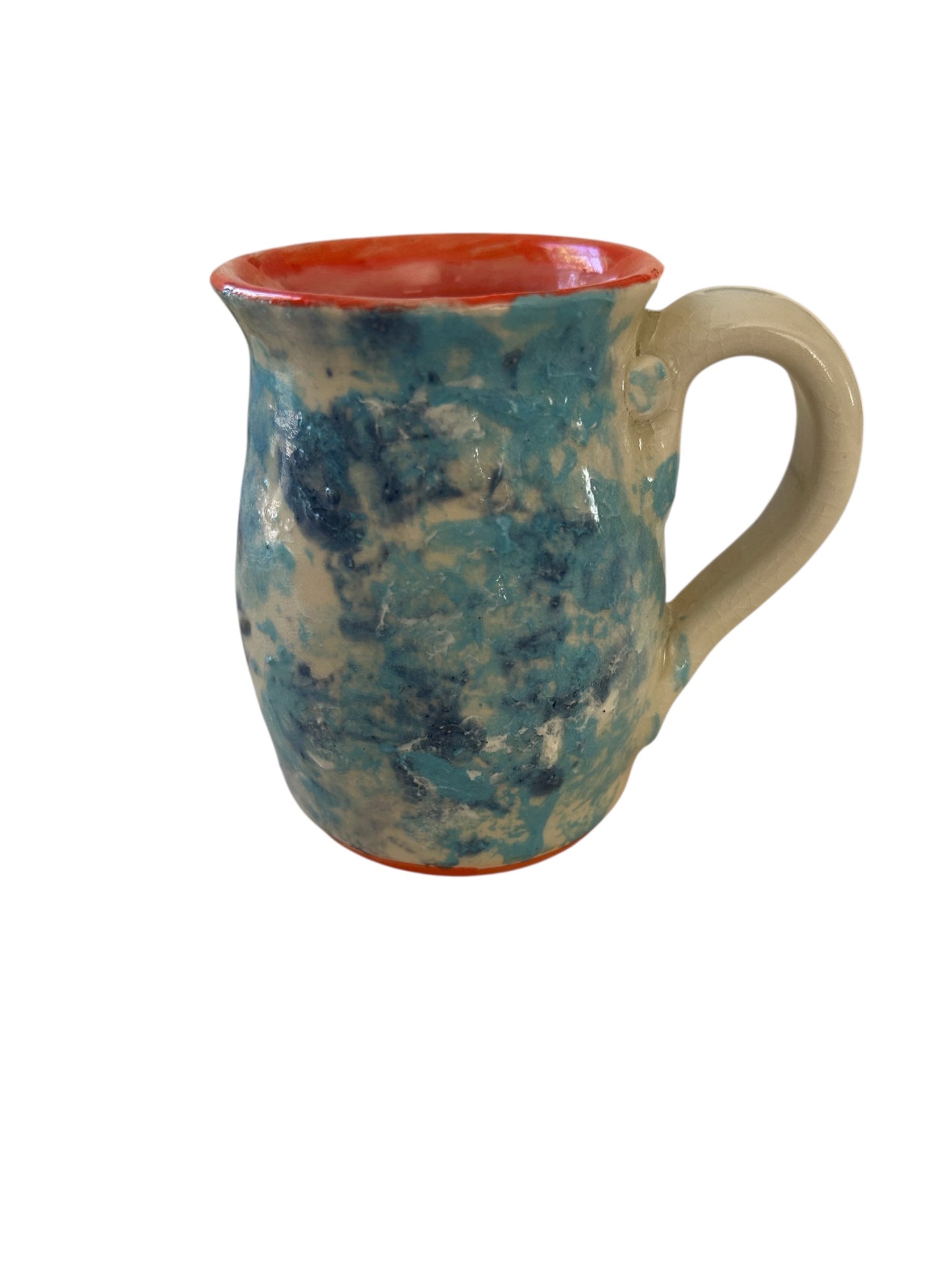 Textured Breakfast Set #11 with Iced Leaf in Winter Blue