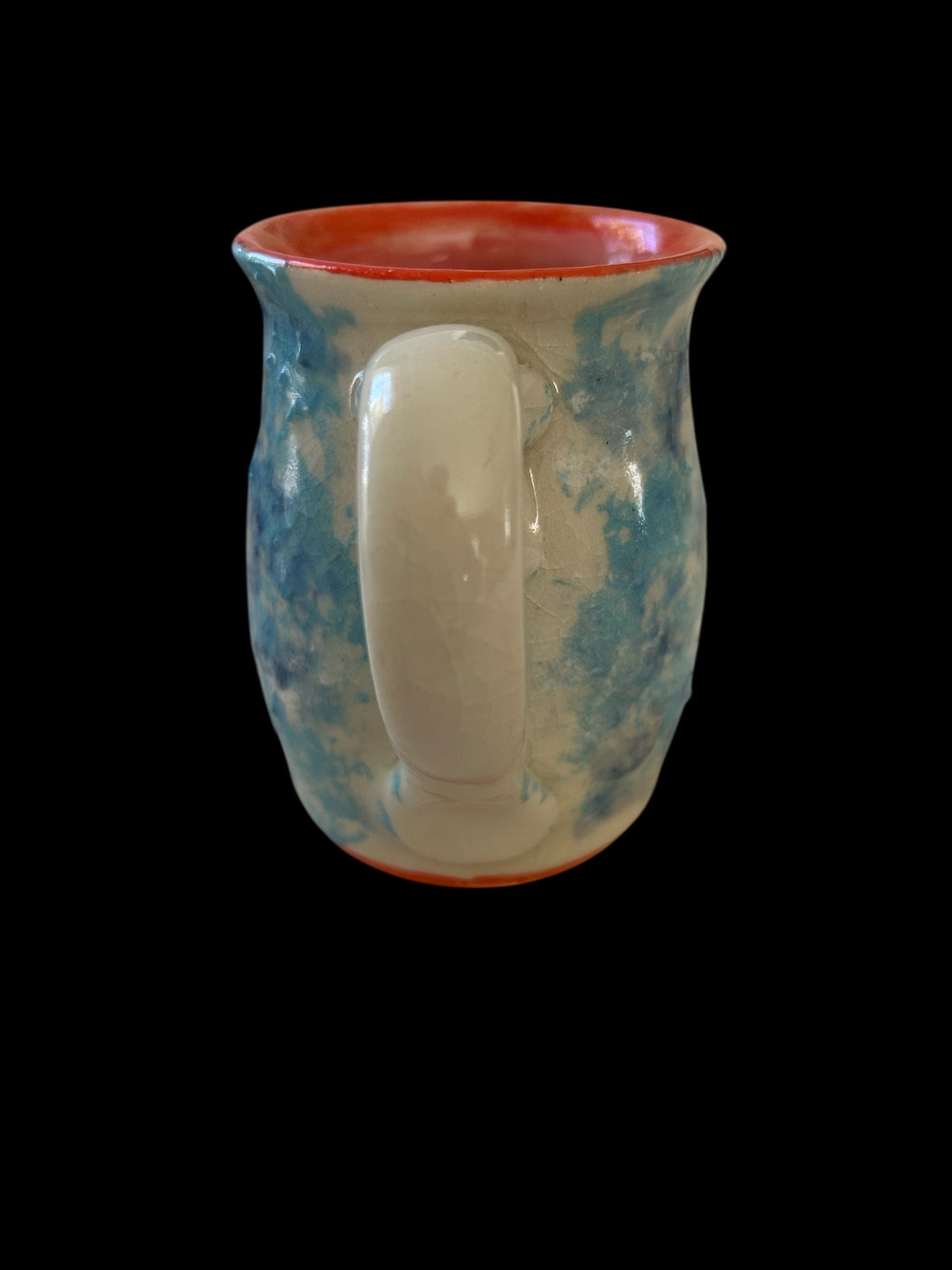 Textured Breakfast Set #11 with Iced Leaf in Winter Blue