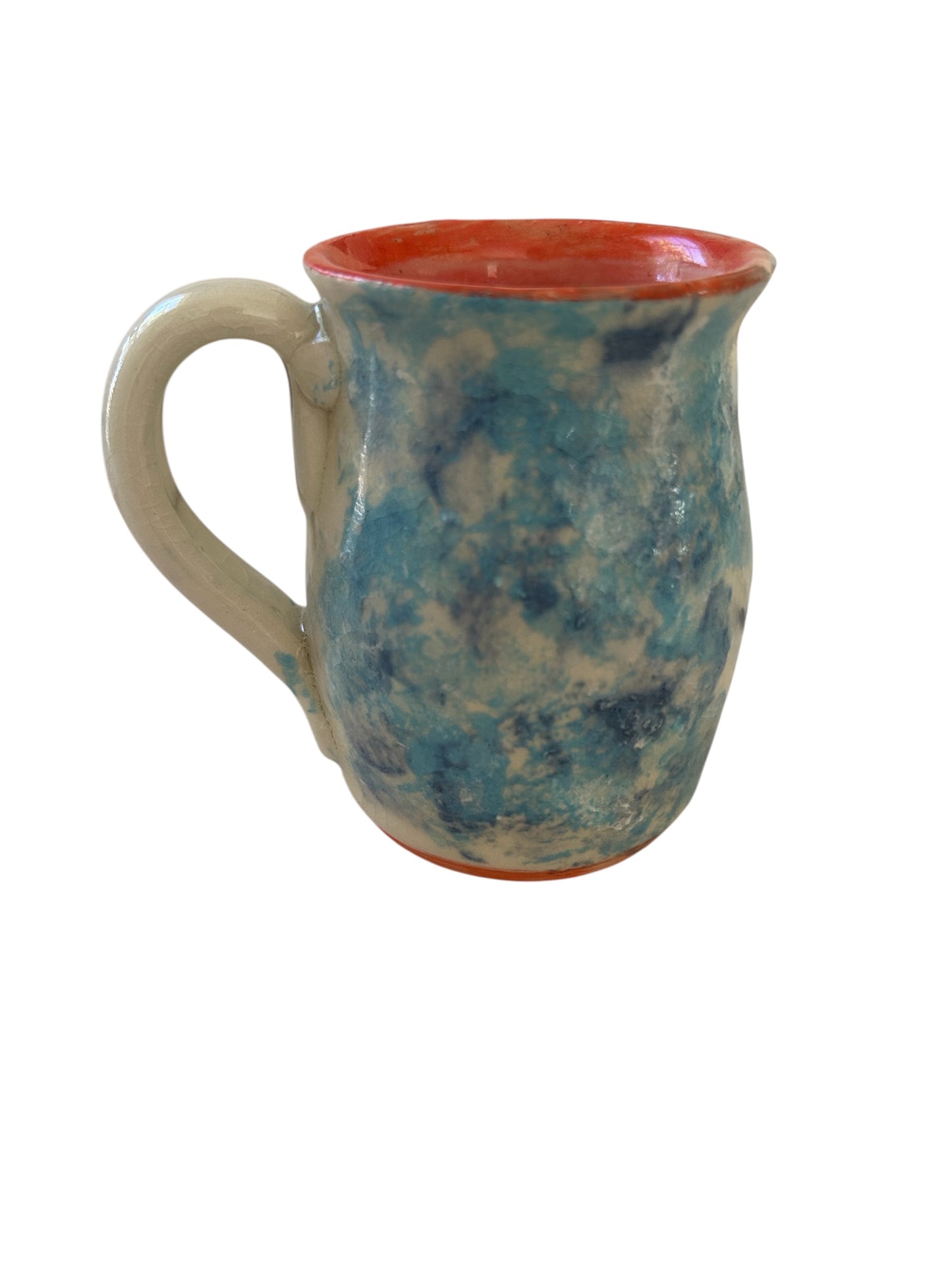 Textured Breakfast Set #11 with Iced Leaf in Winter Blue