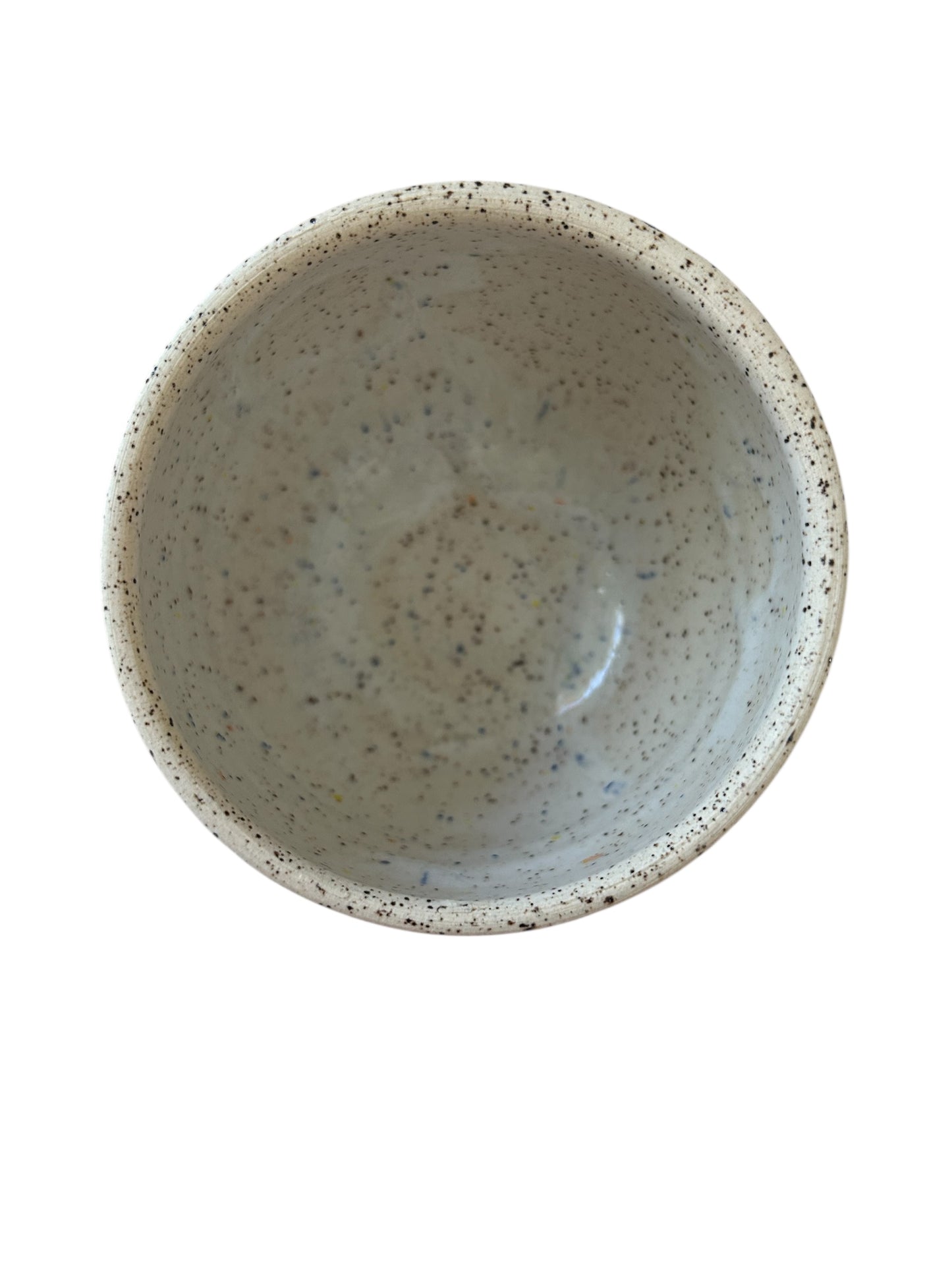Brushed Jar #43 with Lid on Speckled Clay