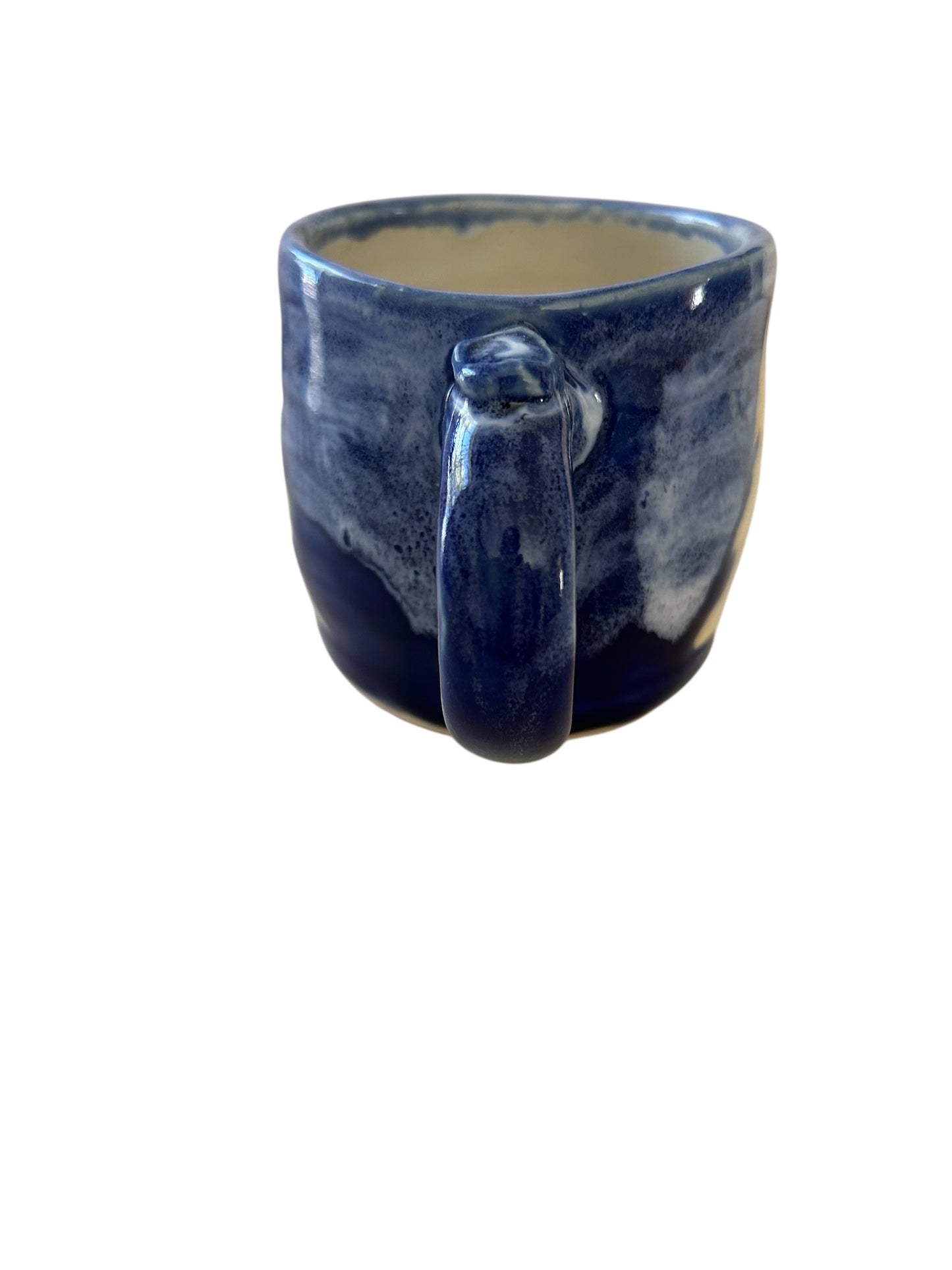 Chubby Mug #19 with Color Blocked Winter Tree Designs