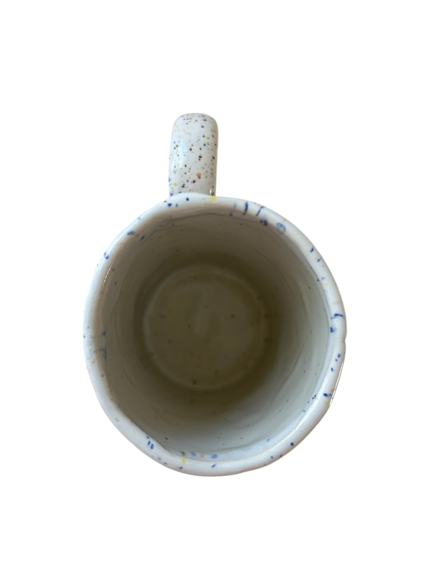 Abstract Mountains Mug #41 with Speckled Glaze