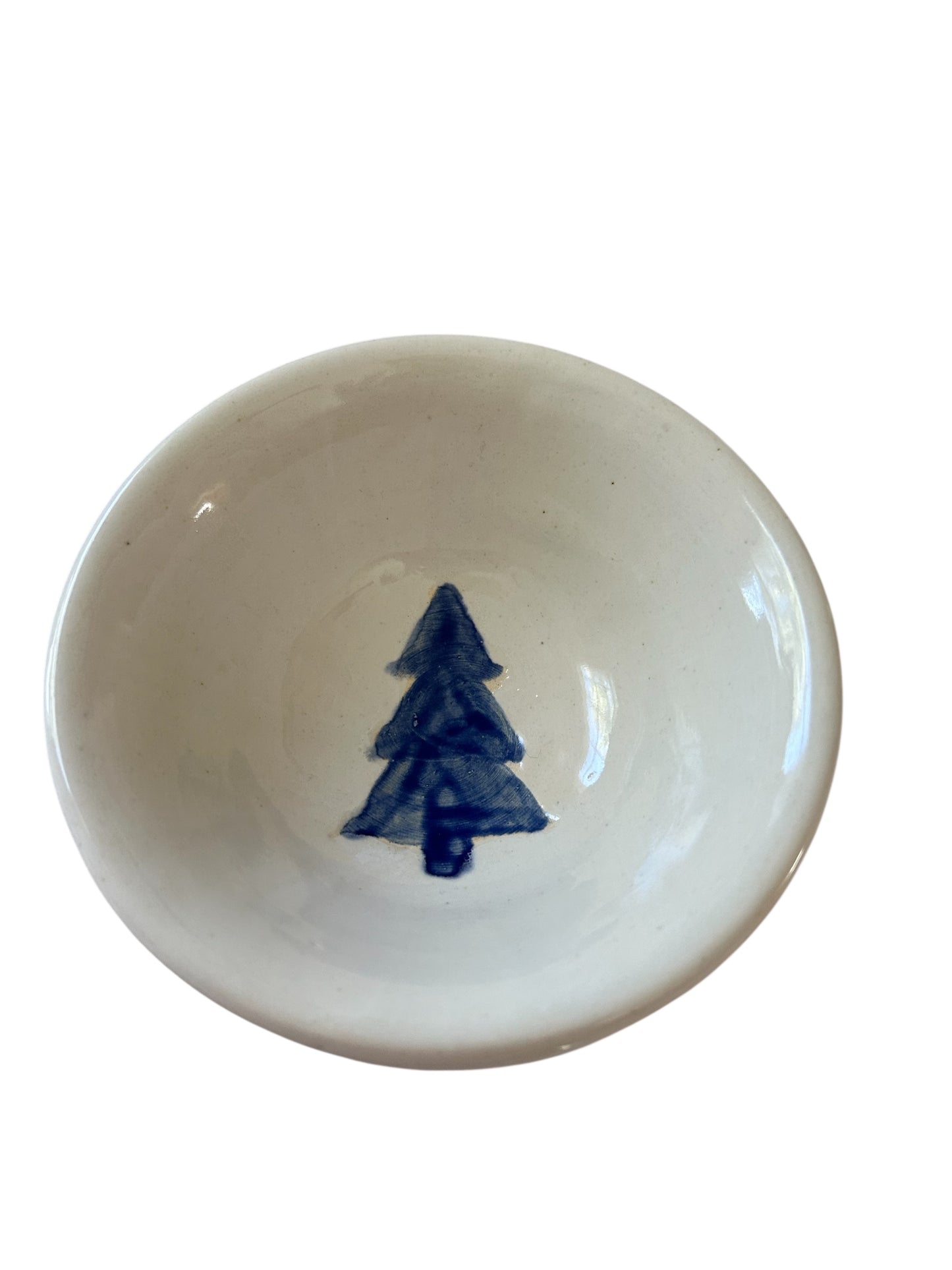 Complete Winter Trees Dinnerware Set #16 with Color Blocked Tree Designs