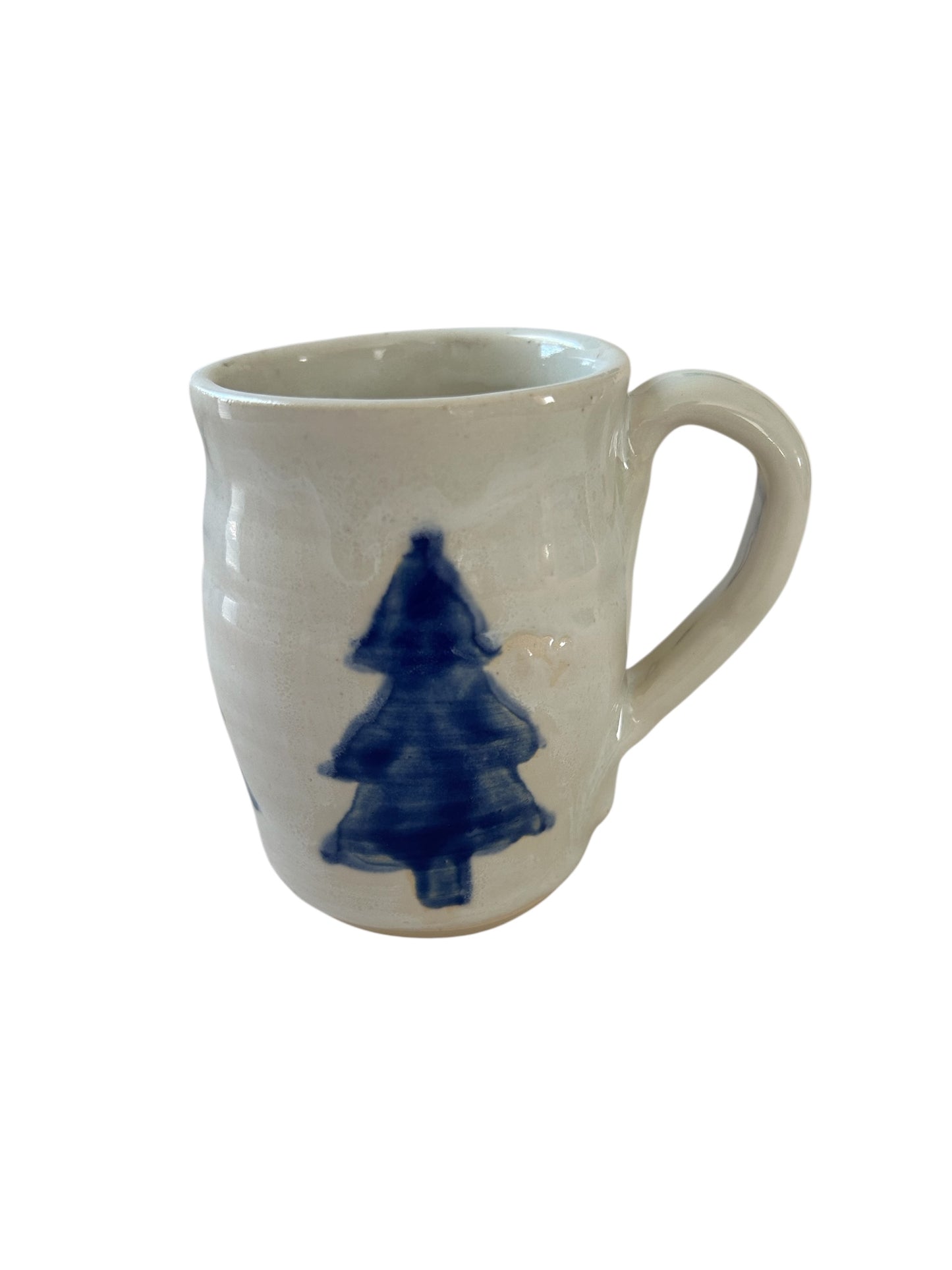 Complete Winter Trees Dinnerware Set #16 with Color Blocked Tree Designs