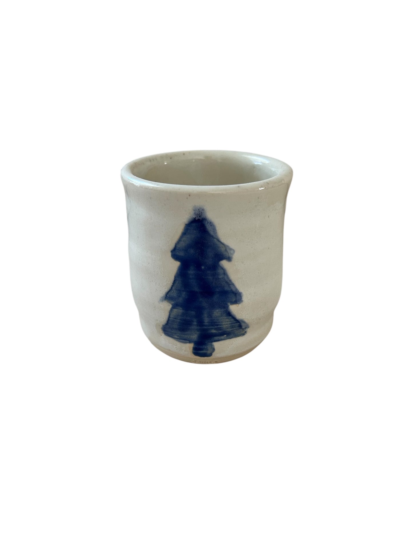 Complete Winter Trees Dinnerware Set #16 with Color Blocked Tree Designs