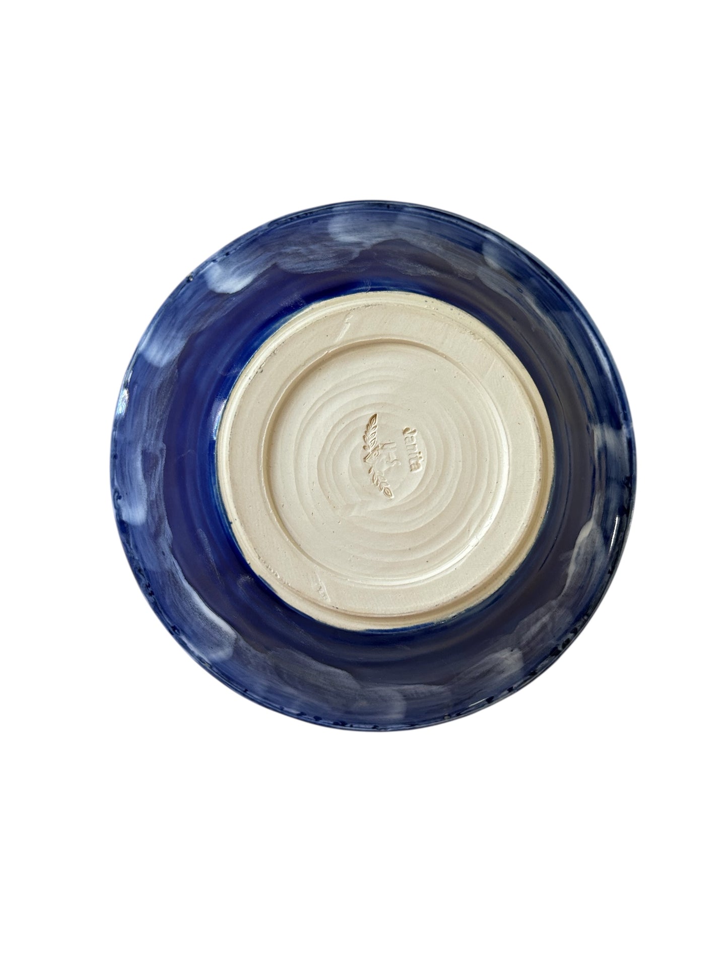 Medium General-Purpose Bowl #12 with Color Blocked Winter Trees Designs