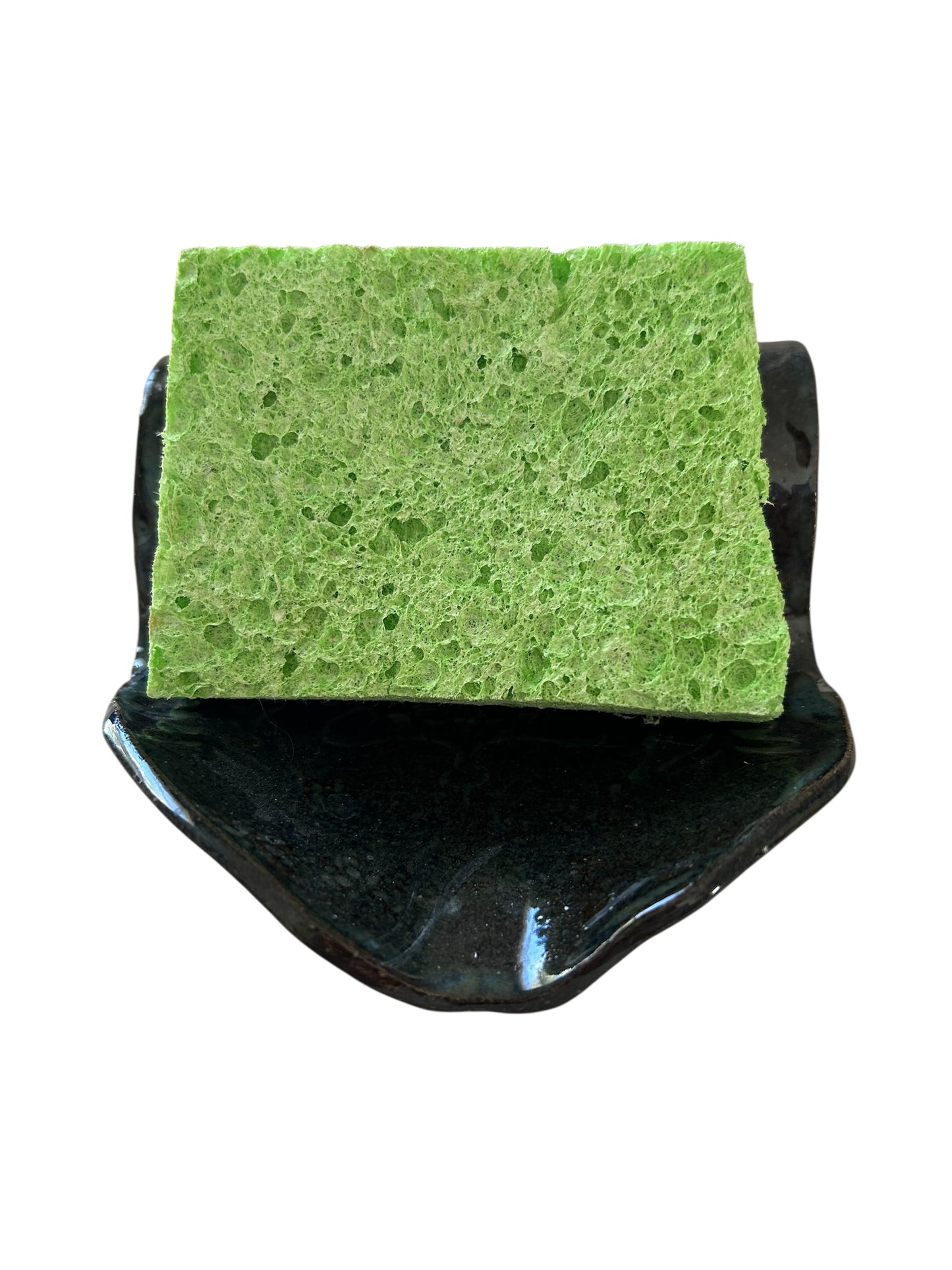 Handmade Textured Sponge Holders #47 with Evergreen and Pinecones or Deer and Trees Designs