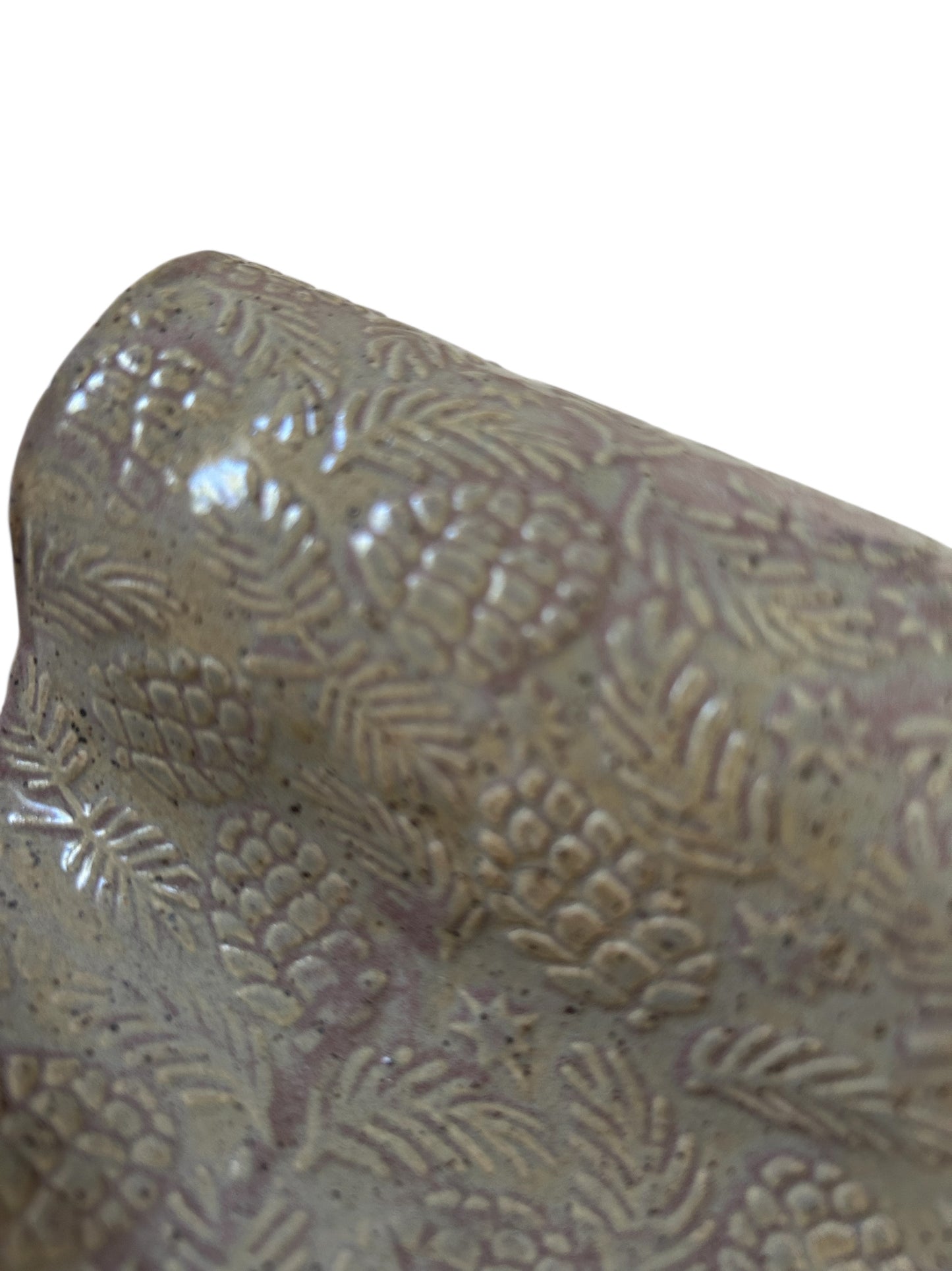 Handmade Textured Sponge Holders #47 with Evergreen and Pinecones or Deer and Trees Designs