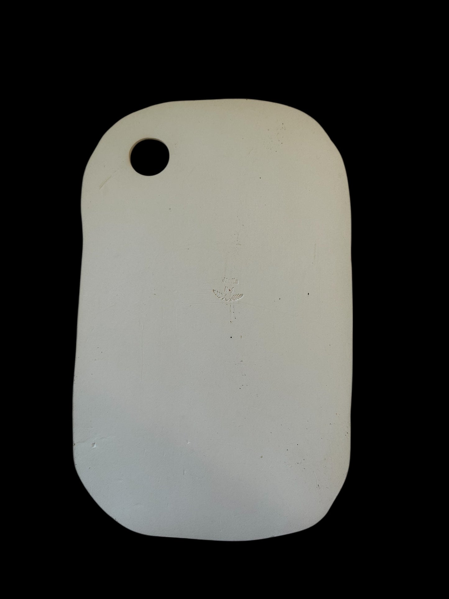 Medium Nerikomi Cheeseboard or Charcuterie Board #3 in Winter Blue and White