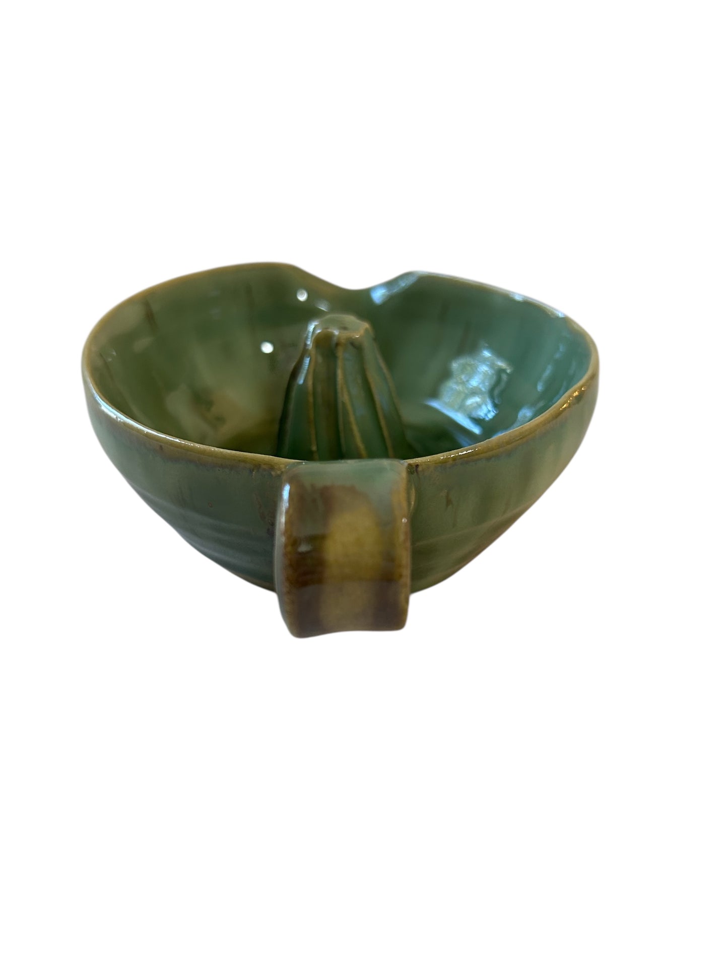 Citrus Juicer #2 with Handle and Spout in Aspen Green