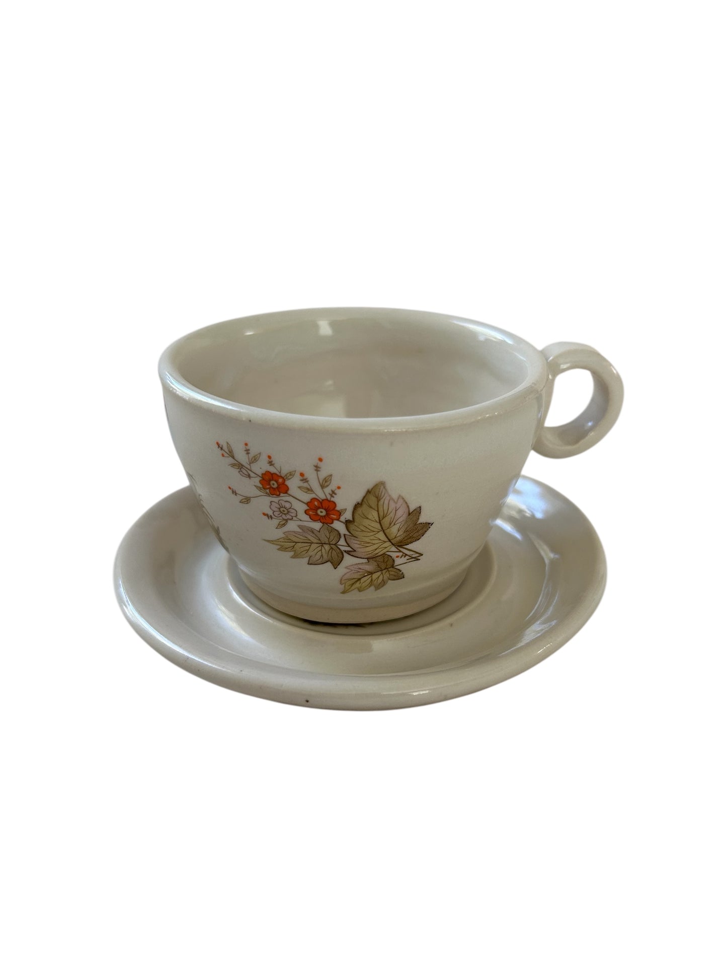 Woodland Tea Cup #45 with Cute Fox and Turtle Designs