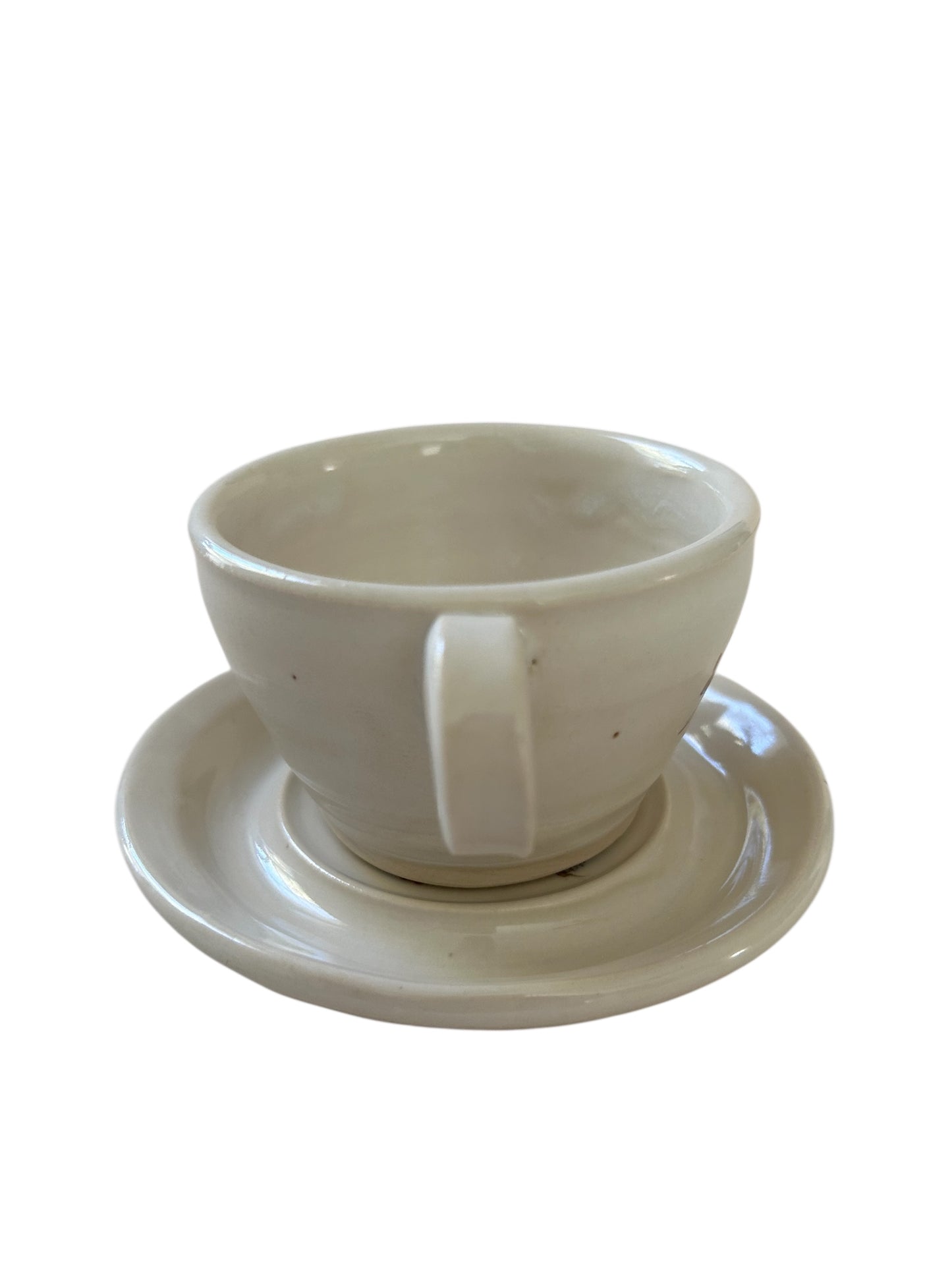 Woodland Tea Cup #45 with Cute Fox and Turtle Designs