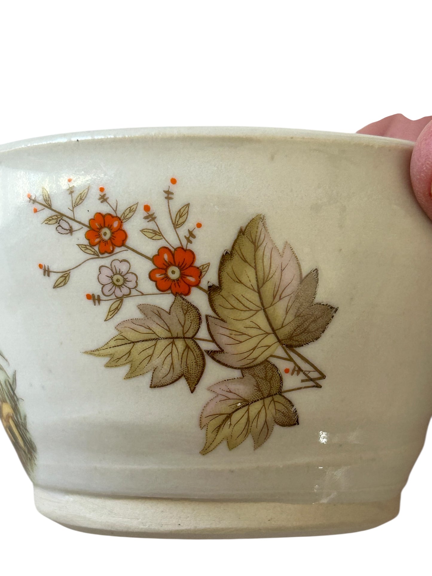 Woodland Tea Cup #45 with Cute Fox and Turtle Designs