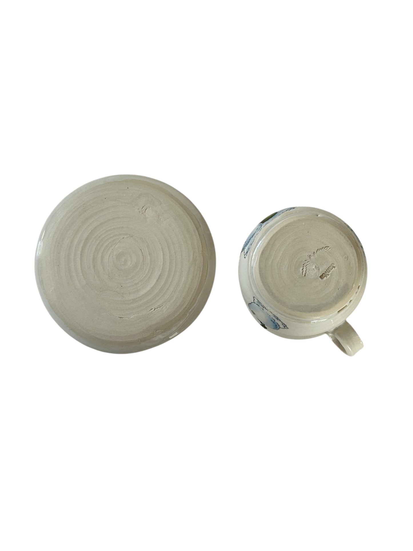 Winter Snowmen Tea Cup #46 with Saucer