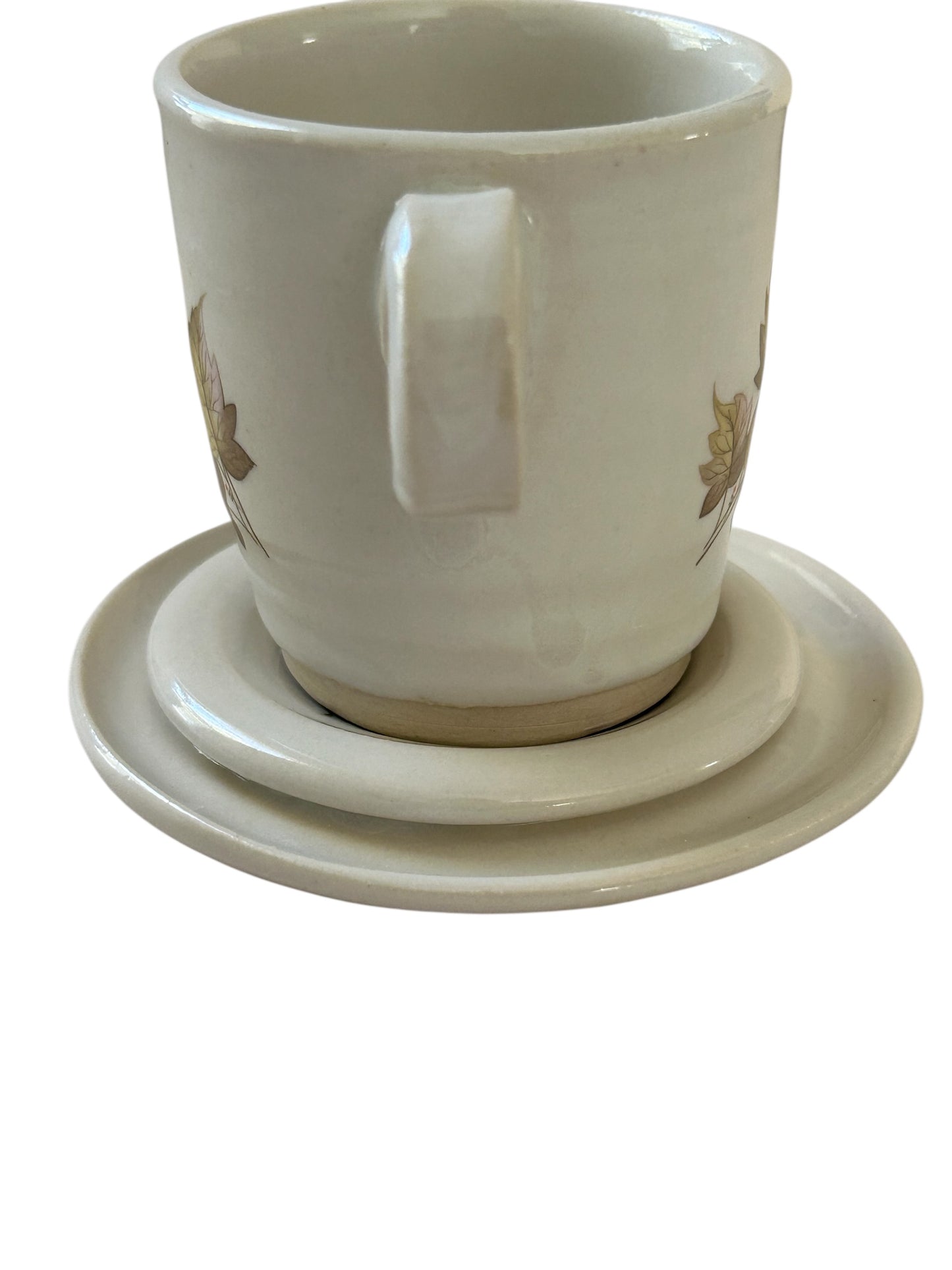 Woodland Tea Cup #47 with Cute Bunny and Butterfly Designs