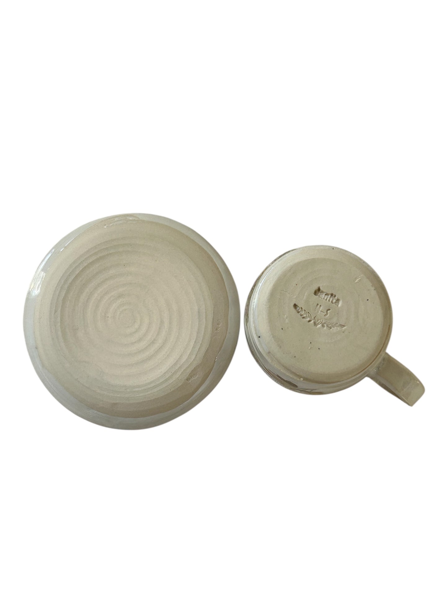 Woodland Tea Cup #47 with Cute Bunny and Butterfly Designs