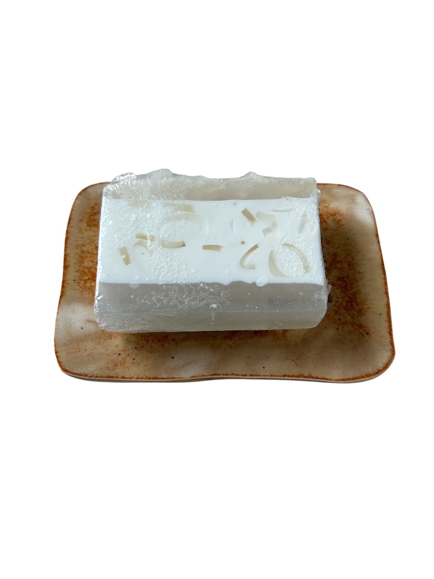 Pedestal Soap Dish #52 in Deep Sienna Speckle