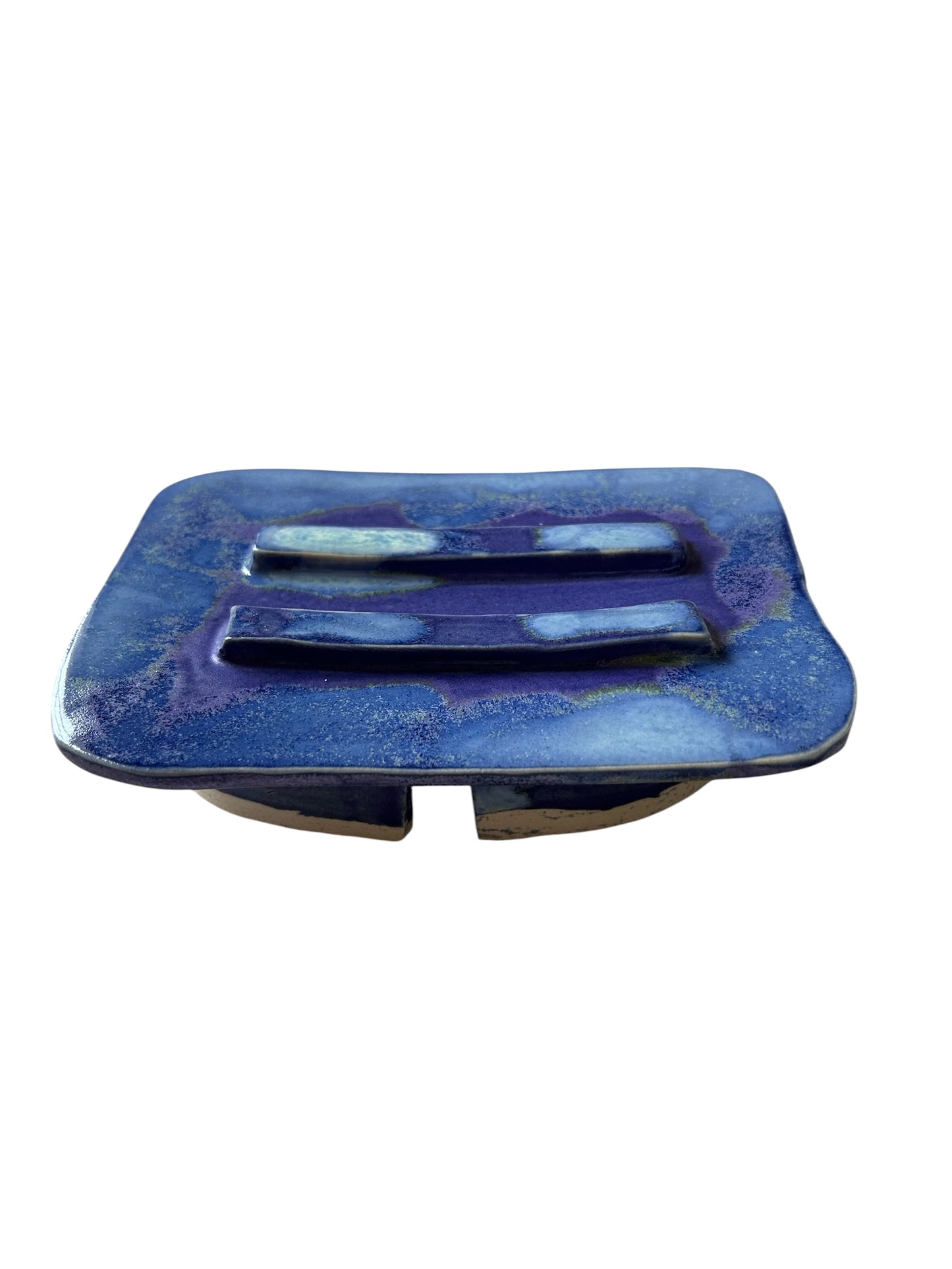 Pedestal Soap Dish #53 in Aspen Blue