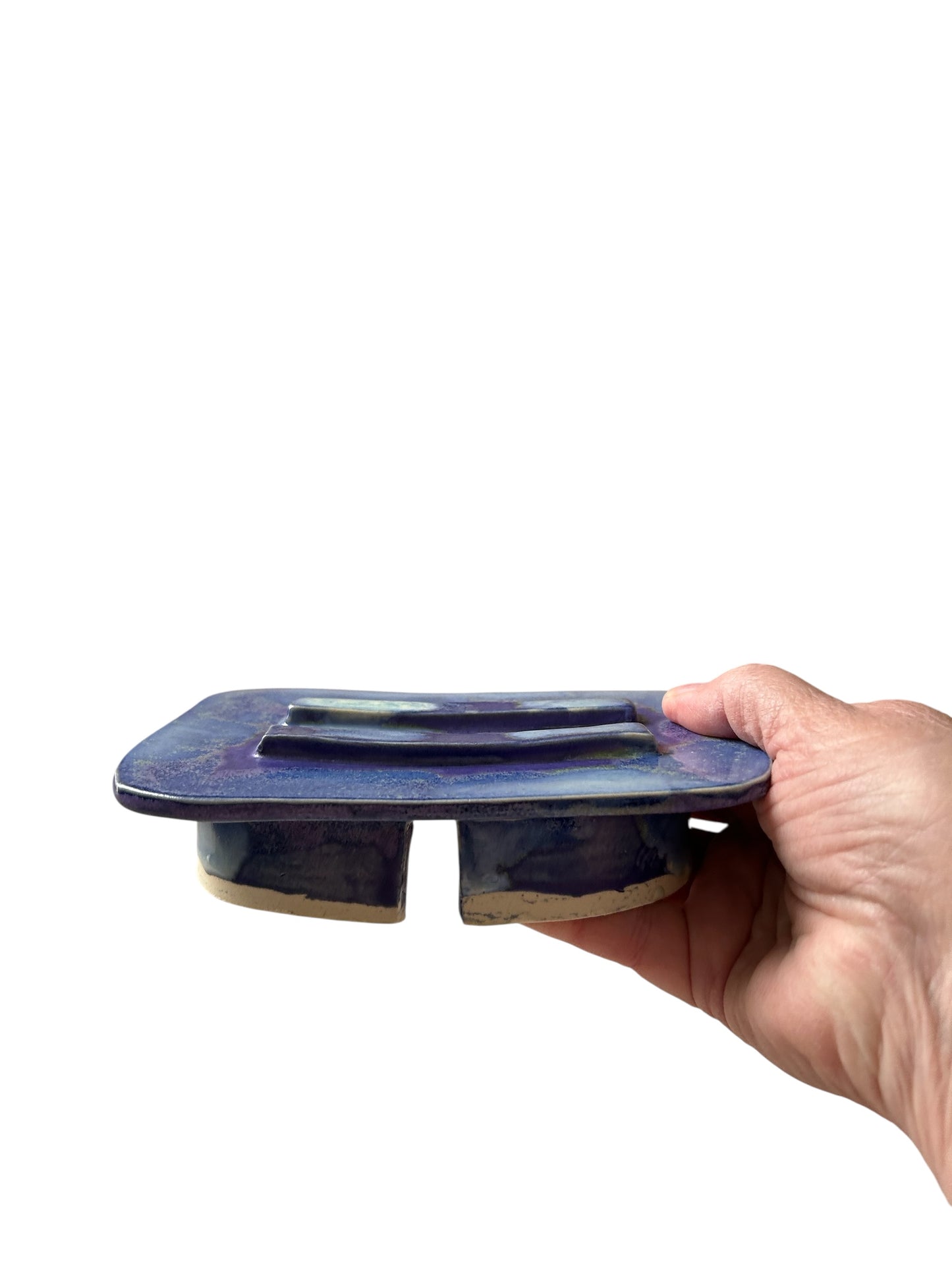 Pedestal Soap Dish #53 in Aspen Blue