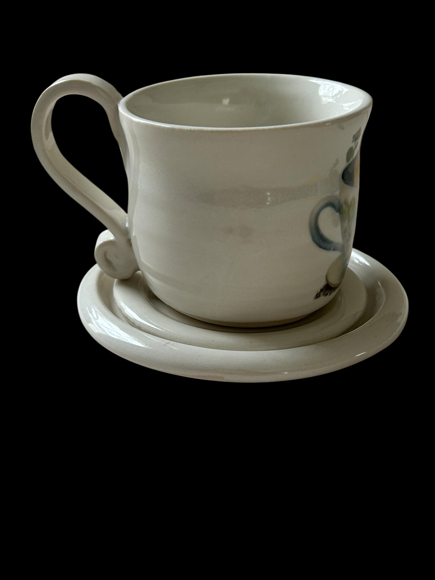 Dormouse Tea Cup #1 with Matching Saucer