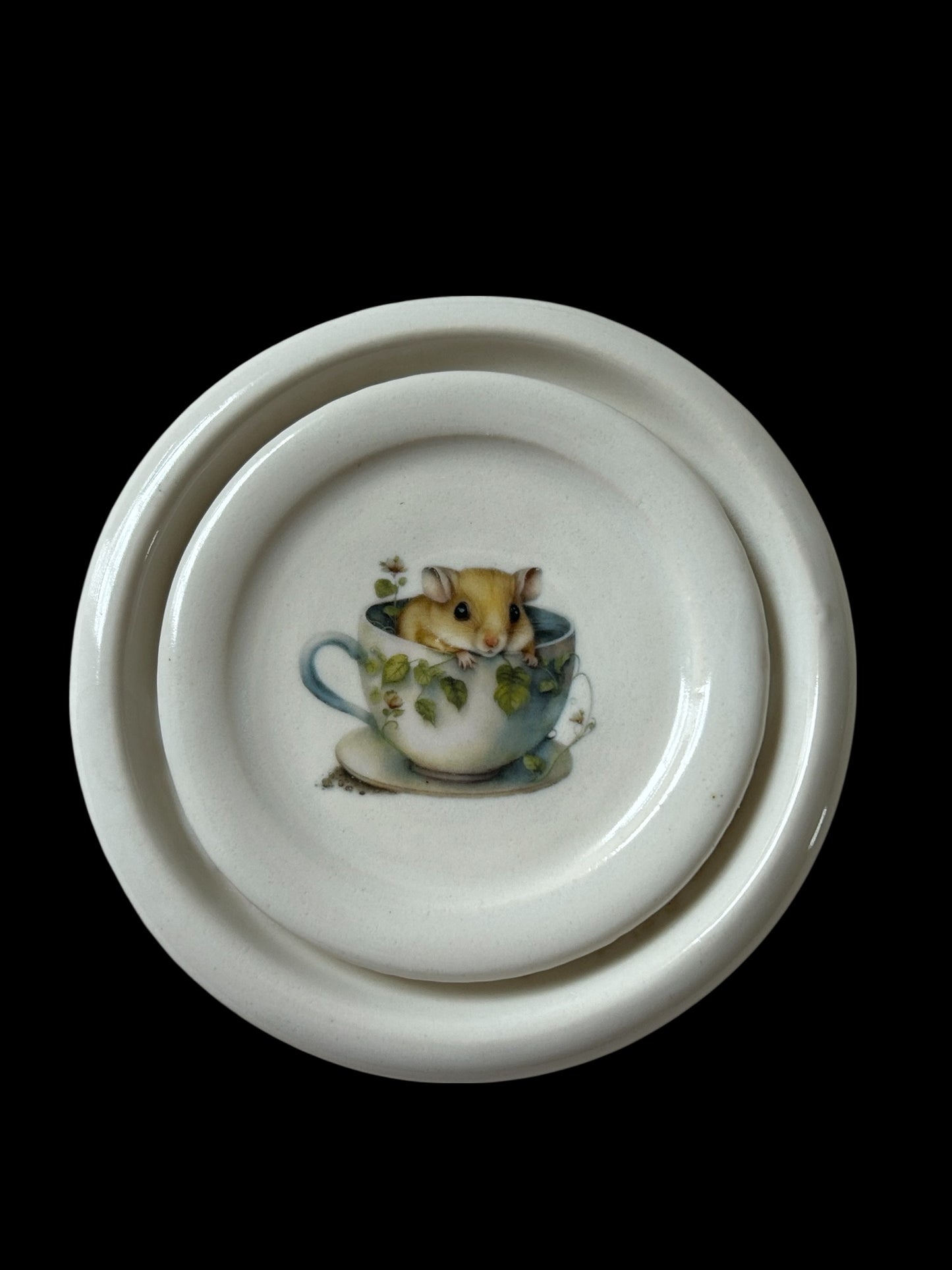 Dormouse Tea Cup #1 with Matching Saucer