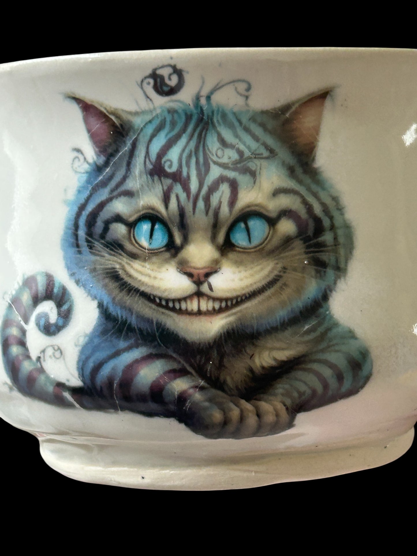 Cheshire Cat Tea Cup #1 with Matching Saucer