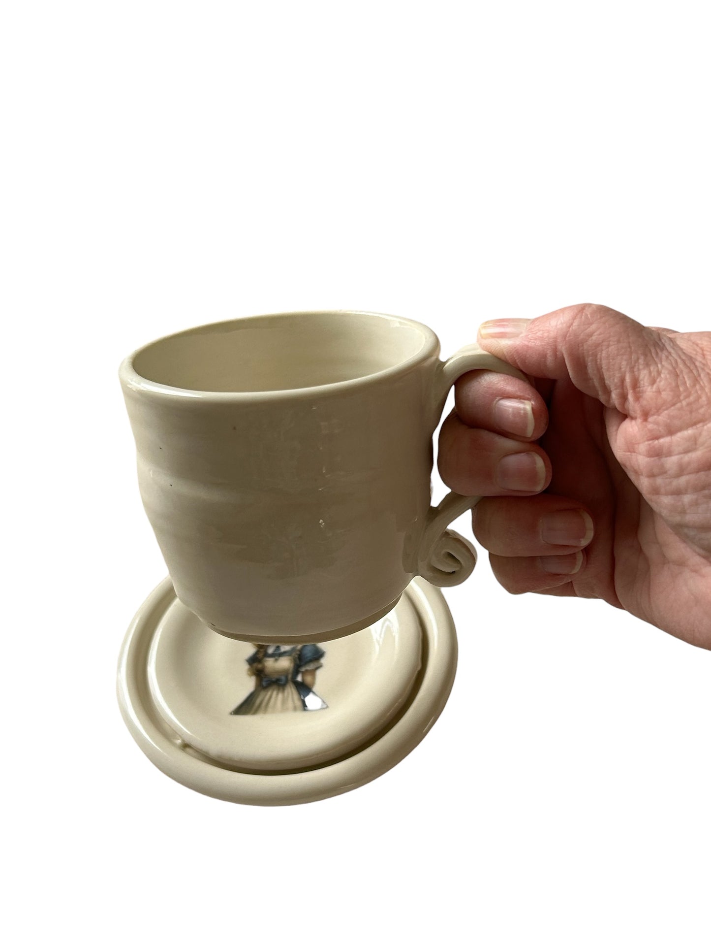 Alice in Wonderland Tea Cup #1 with Matching Saucer