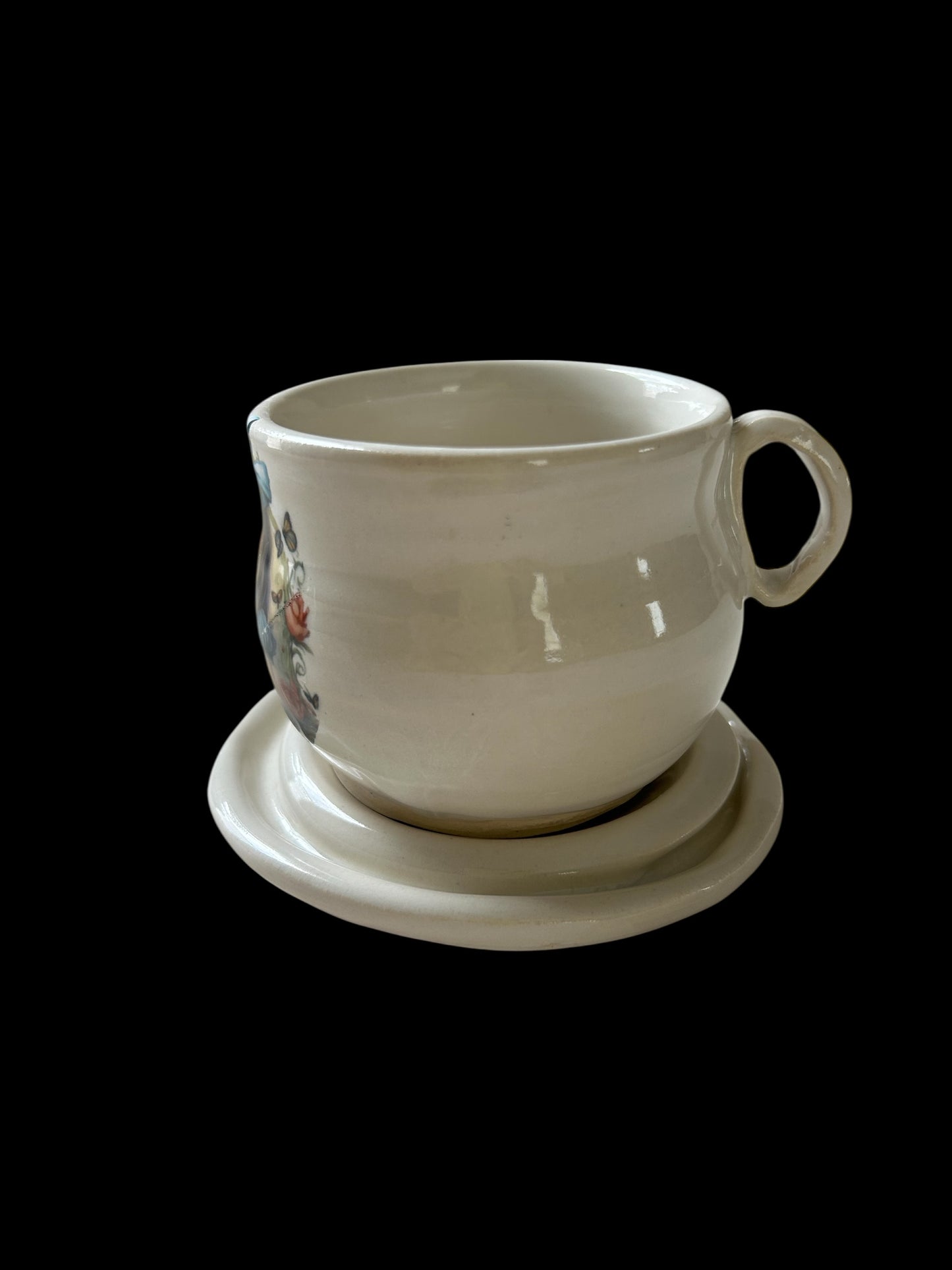Alice in Wonderland Tea Party Tea Cup #2 with Matching Saucer