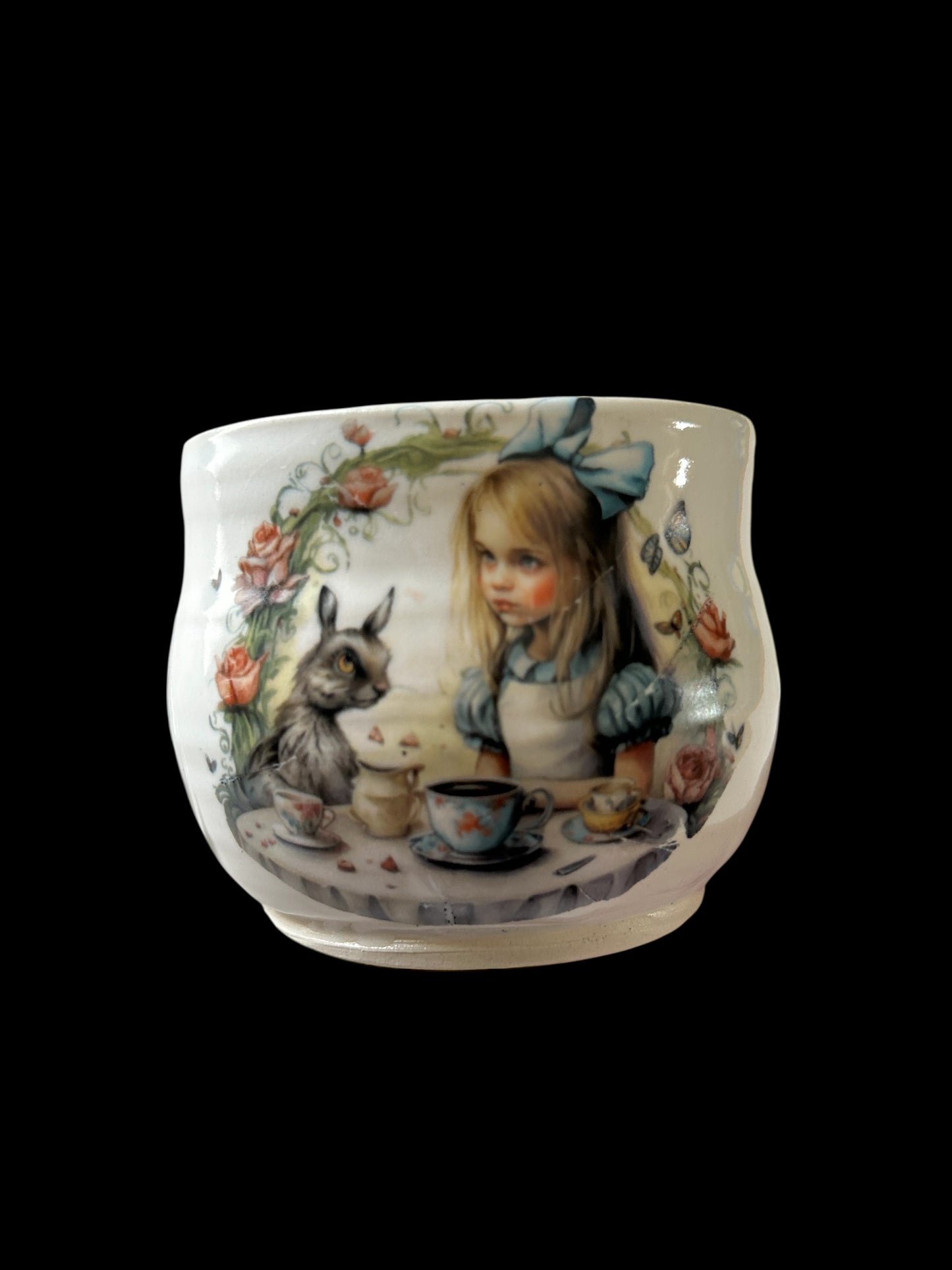 Alice in Wonderland Tea Party Tea Cup #2 with Matching Saucer