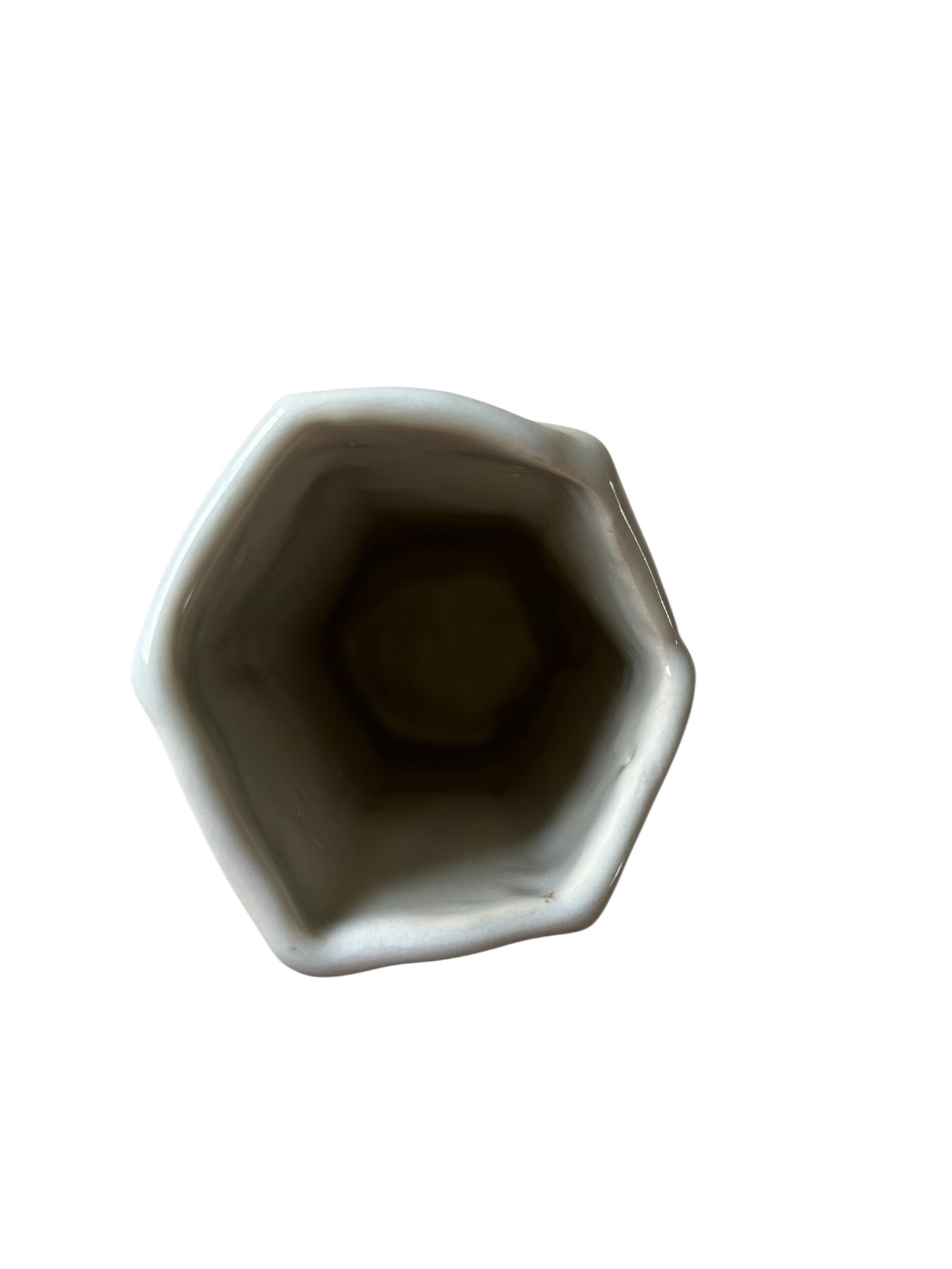Medium Asymmetrical Extruded Vase #2 with Flower and Seed Packets Decals