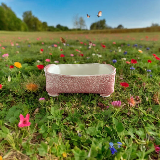 Quick Bread Baker #39 with Paisley Flowers in Transparent Plum