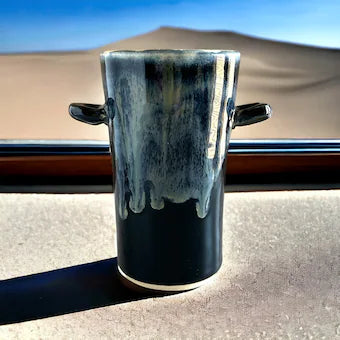 Anasazi-Stylized Tumbler #8 in Black and White