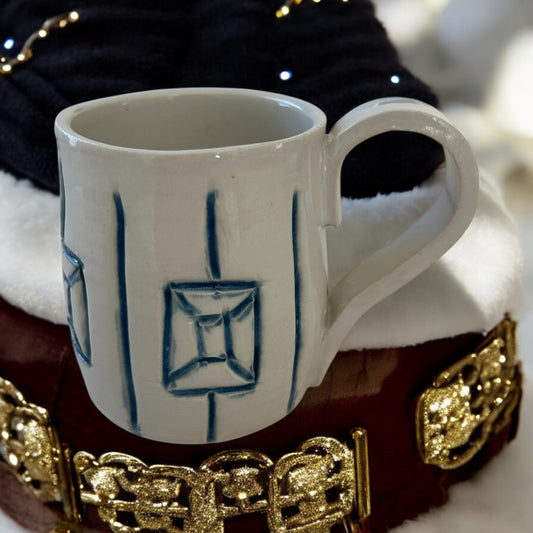 Carved Minimalism Mug #4 with Santa's Buckle Designs