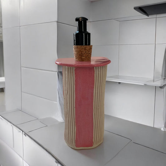 Shampoo or Conditioner Dispenser #1 in Pink Satin and Blush