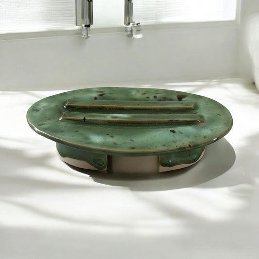 Pedestal Soap Dish #51 in Aspen Green