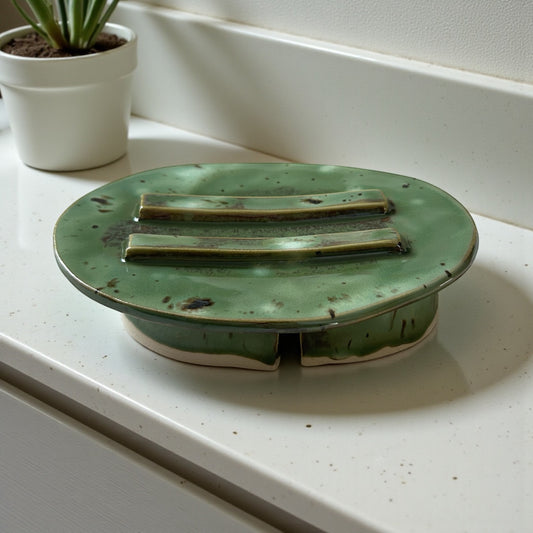 Pedestal Soap Dish #54 in Aspen Green