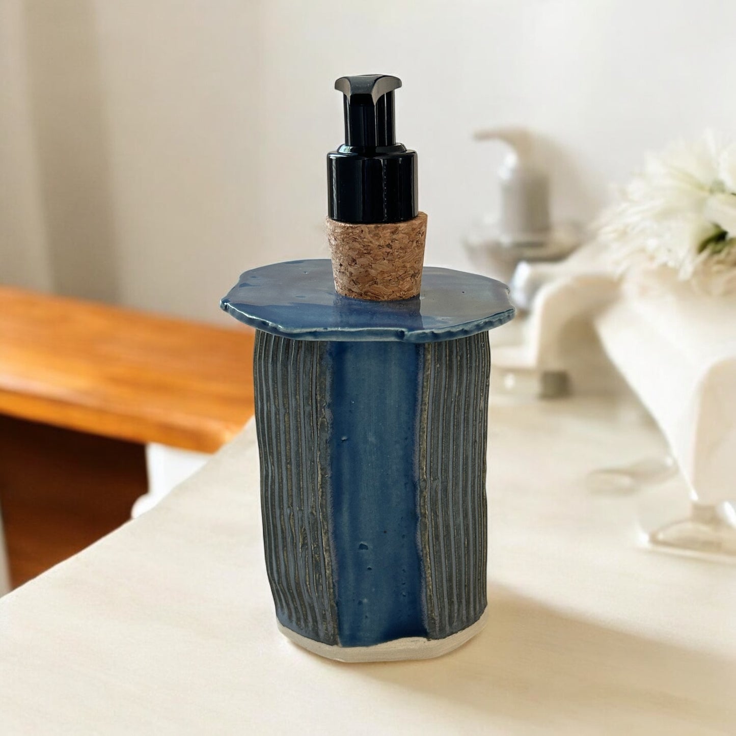 Liquid Soap Dispenser #3 in Midnight Blue