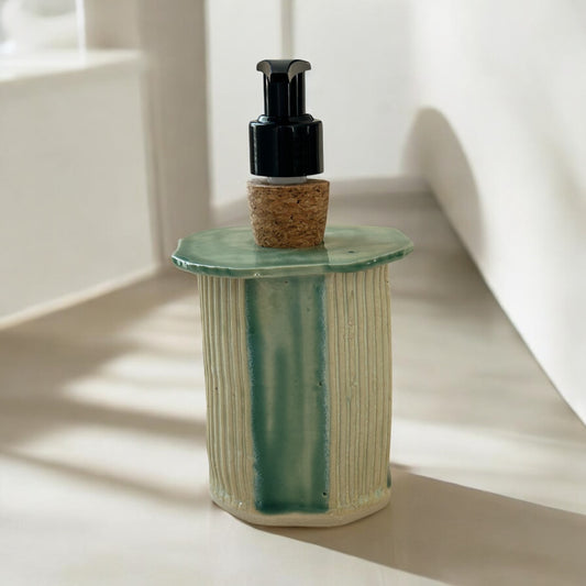Liquid Soap Dispenser #4 in Translucent Jade